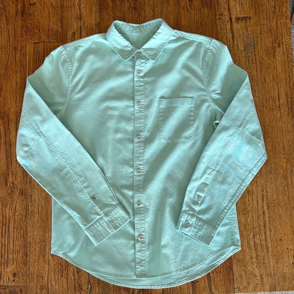lululemon athletica Light Green Men's Casual Shirt